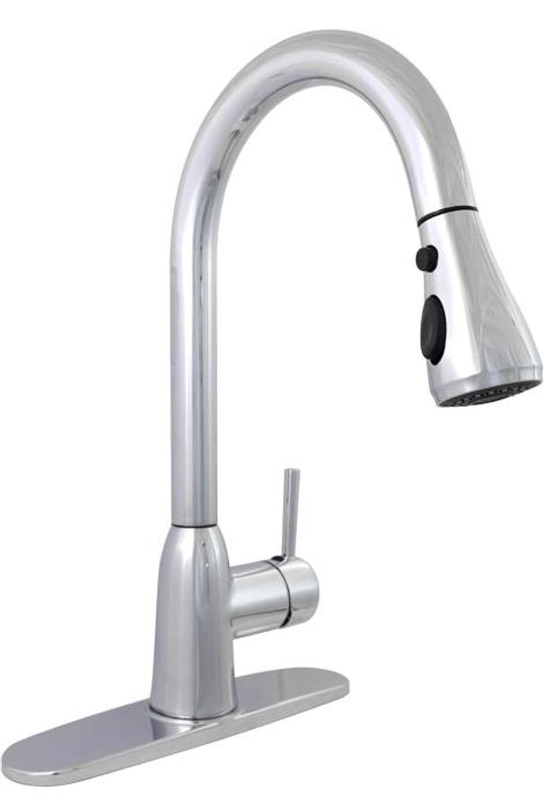Pulldown Kitchen Faucet, Chrome.