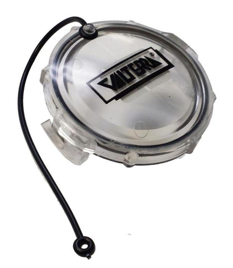 Waste Valve Cap 3", Clear