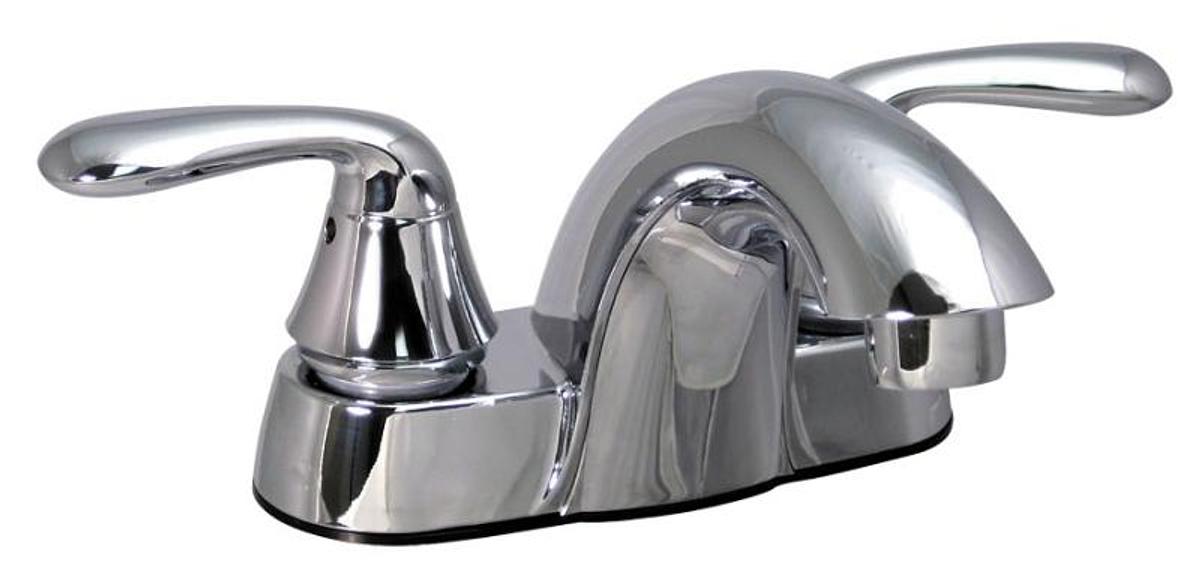 Faucet - Lavatory Hybrid 4" Hi Arc Spout Lever Handles Chrome
