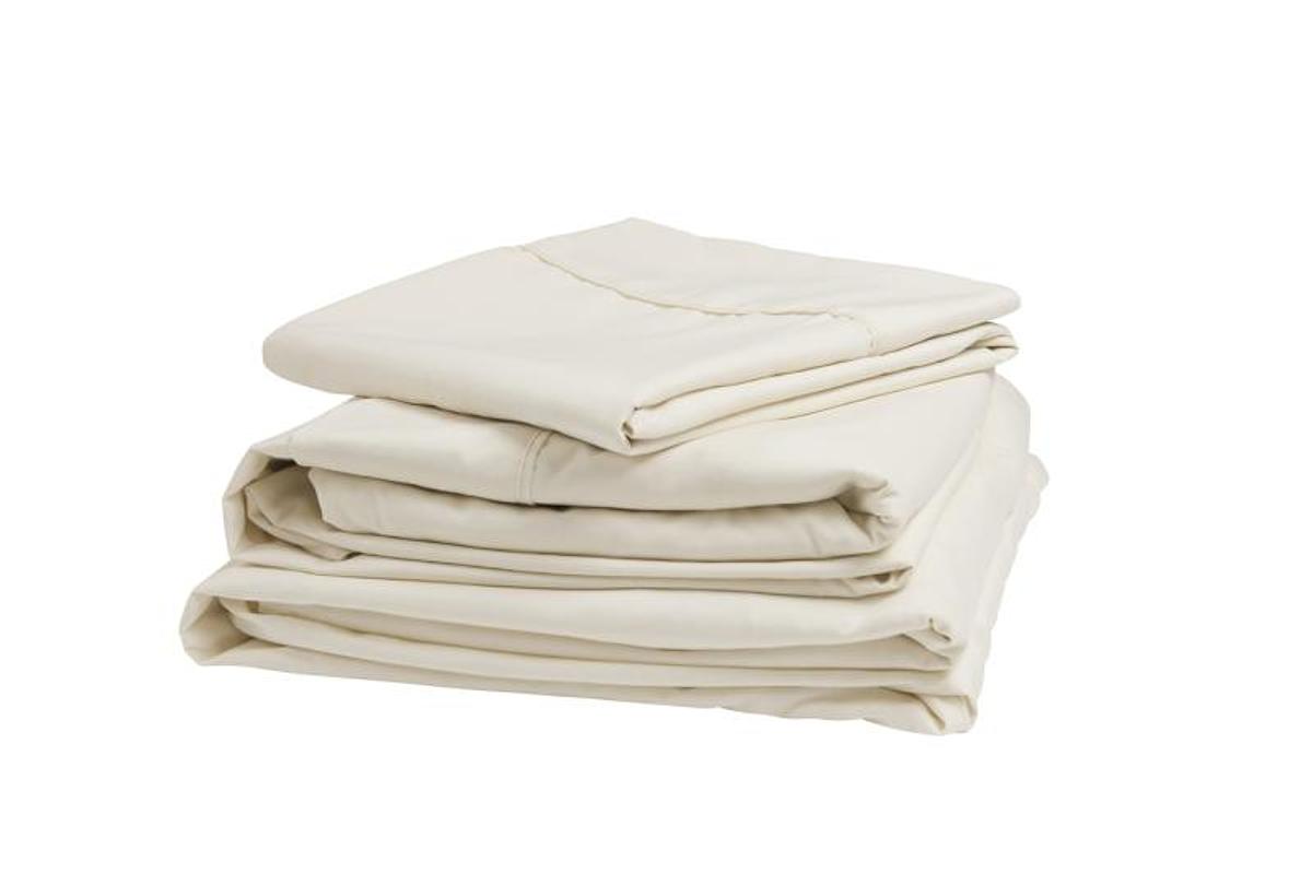 Sheet Set Sateen - Queen Ivory 60" X 80"