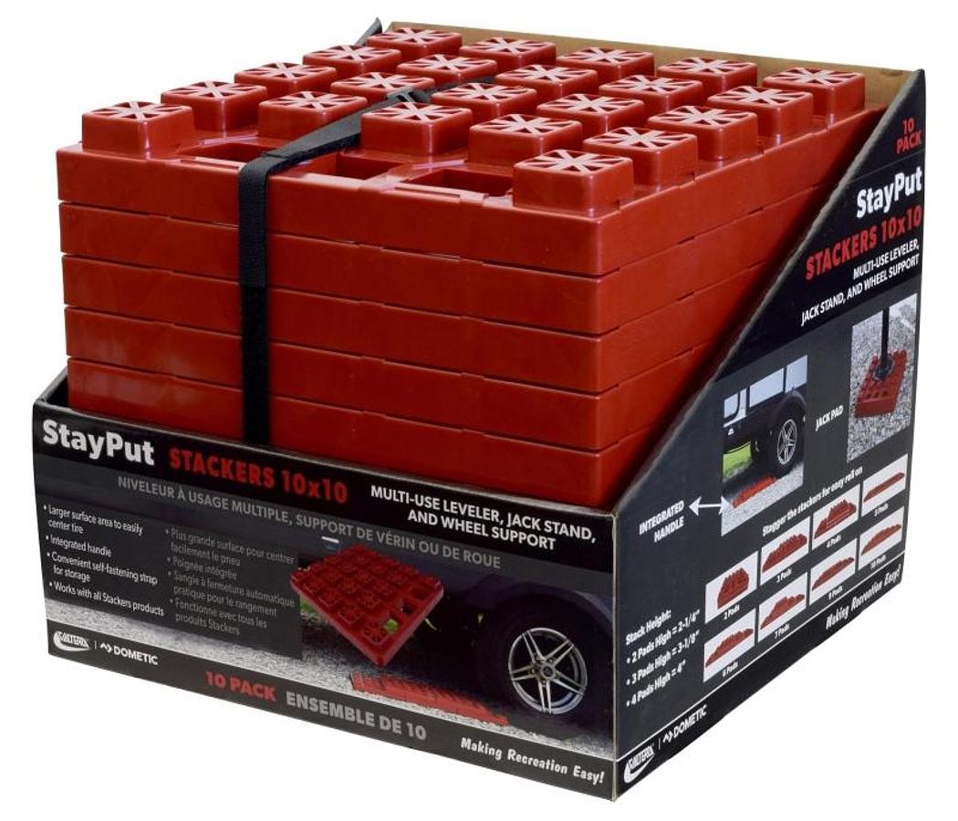 Stayput Stackers 10 X 10, 10 Pack, Boxed
