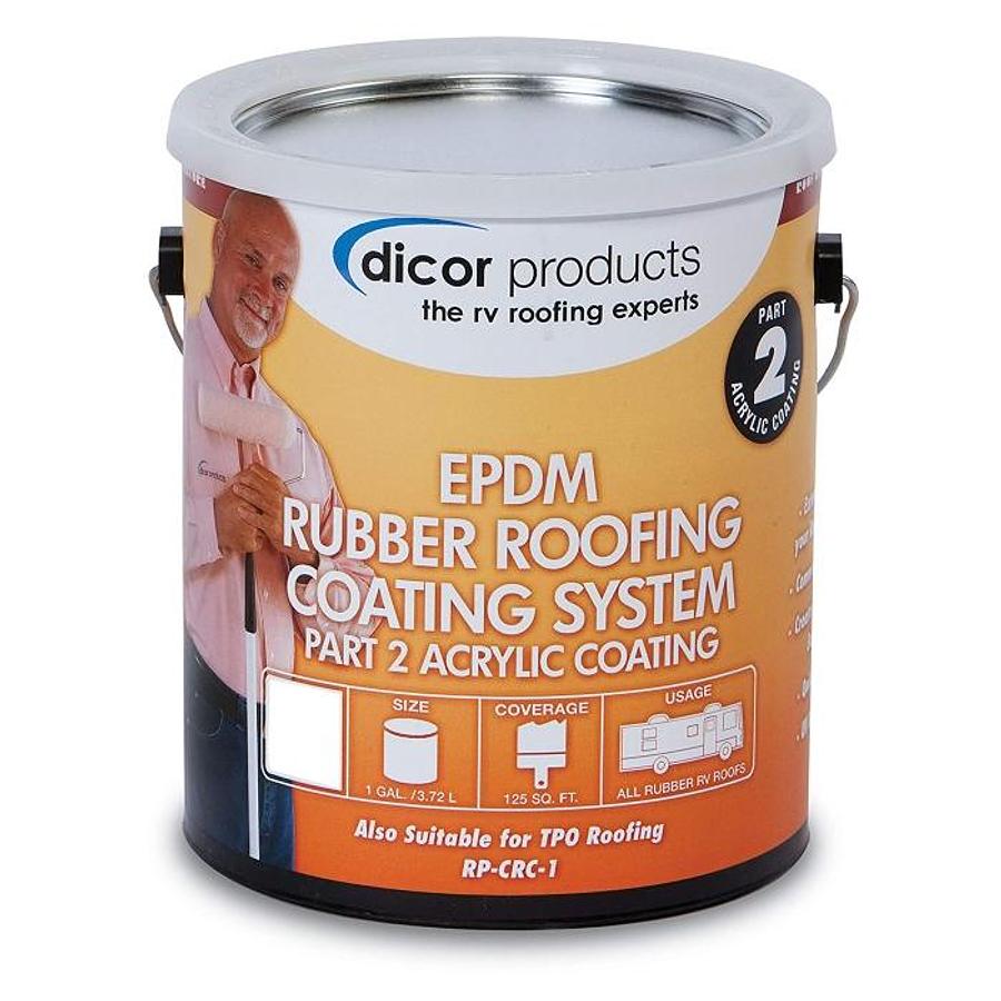 Dicor Rubber Roof Coating Epdm Gallon - Tan