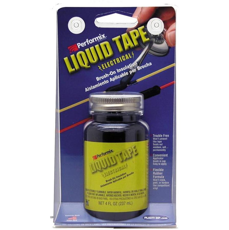 Black Liquid Electrical Tape 4 Oz.