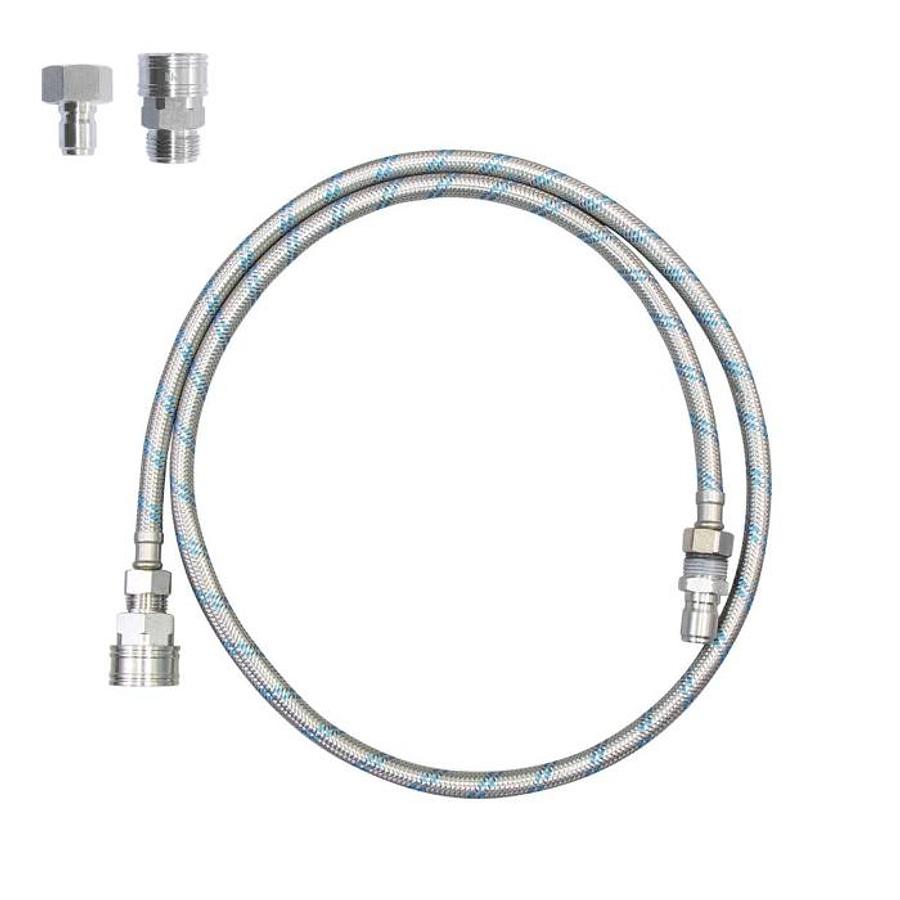 Blu Tech Water Hose With Quick Disconnect 5' Stainless Steel