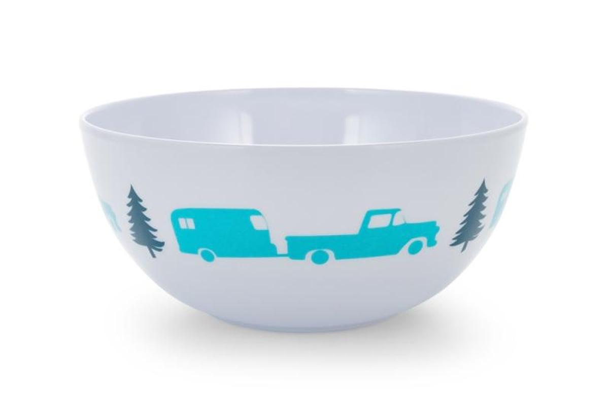 Bowl, Truck & Trailer Pattern "life Is Better At The Campsite"