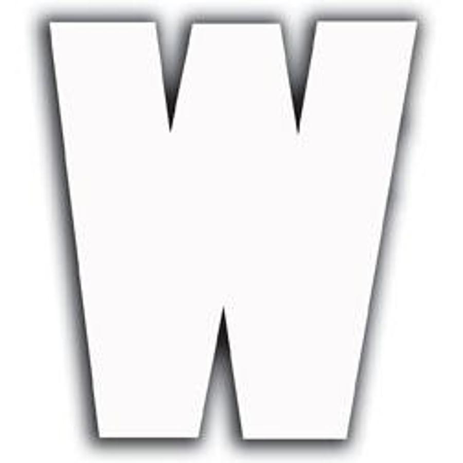 White Letter - W