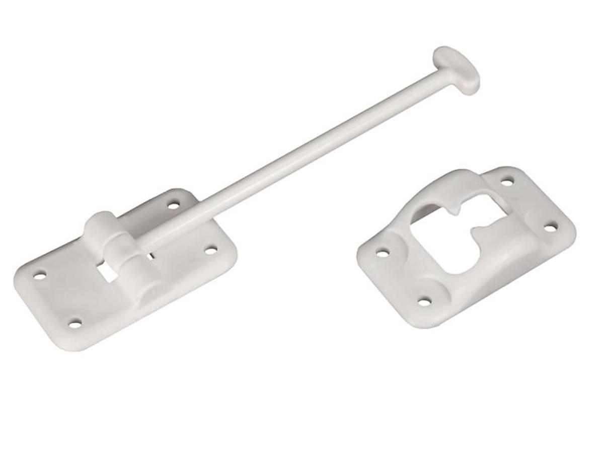 Entry Door Holder Plastic 6" - White