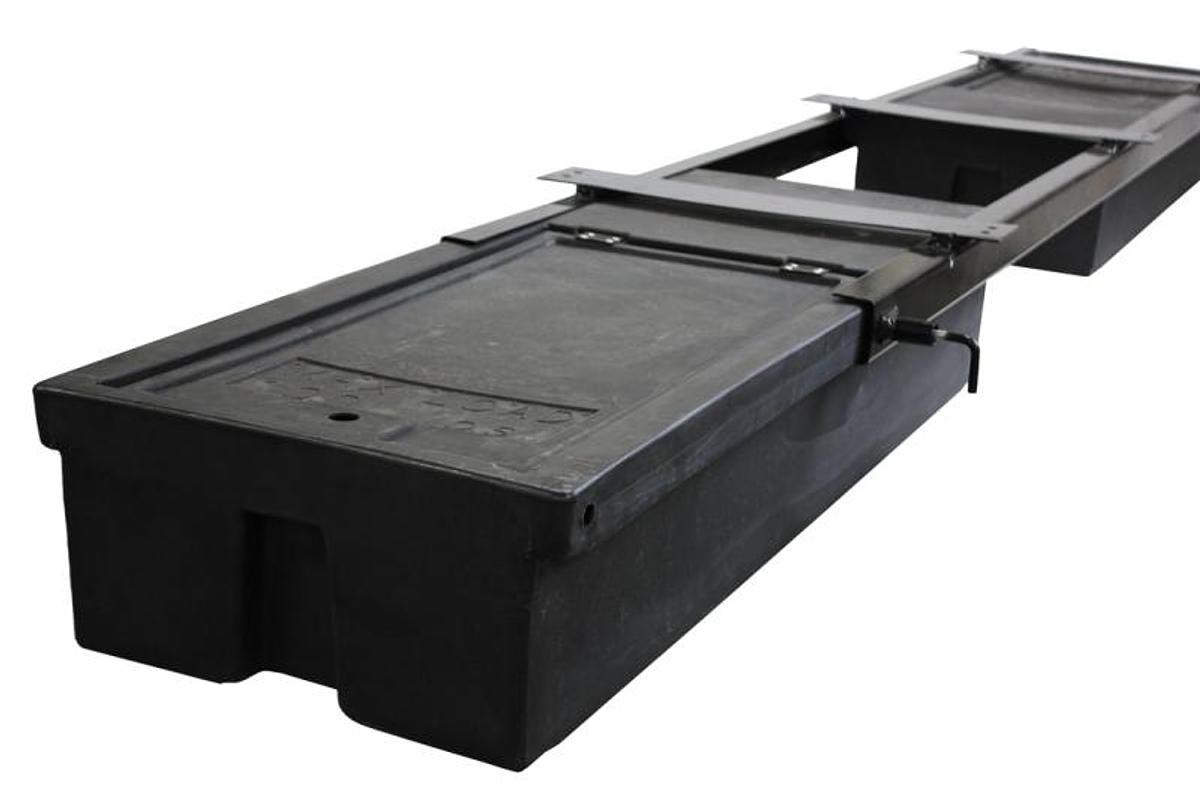 Underchassis Storage Container - Double - No Tire Carrier - 99.5"