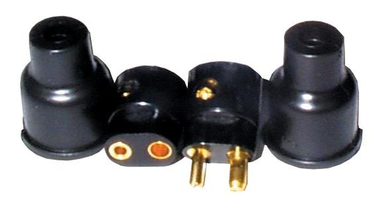 Polarized Connectors - Two Contact Connector, Skin Packed