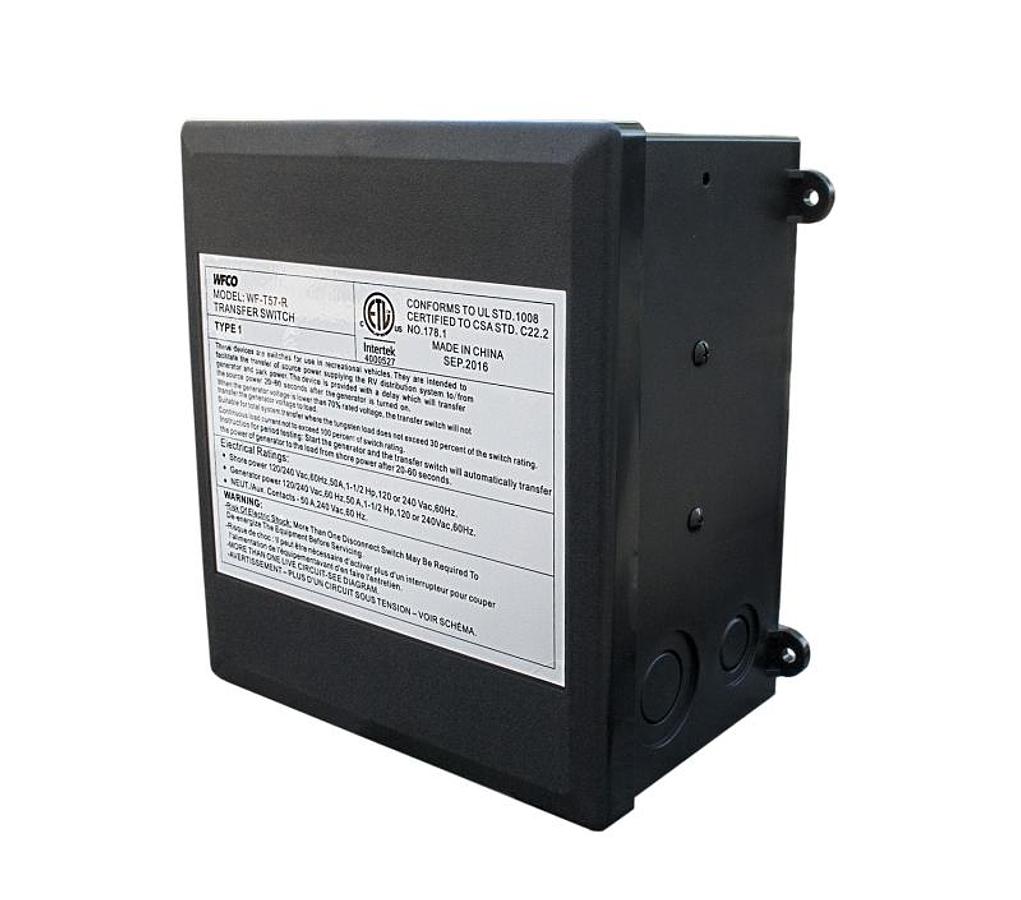 50 Amp Shore/ Generator Automatic Transfer Switch