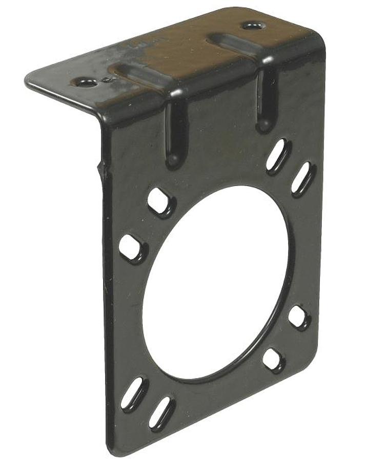 7 Way Connector Bracket Black Coated