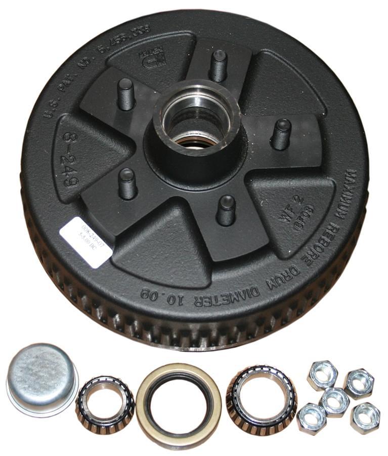 Hub And Drum - For 10 Inch X 2-1/4 Inch Electric Brakes - 4-1/2 Inch Bolt Pattern