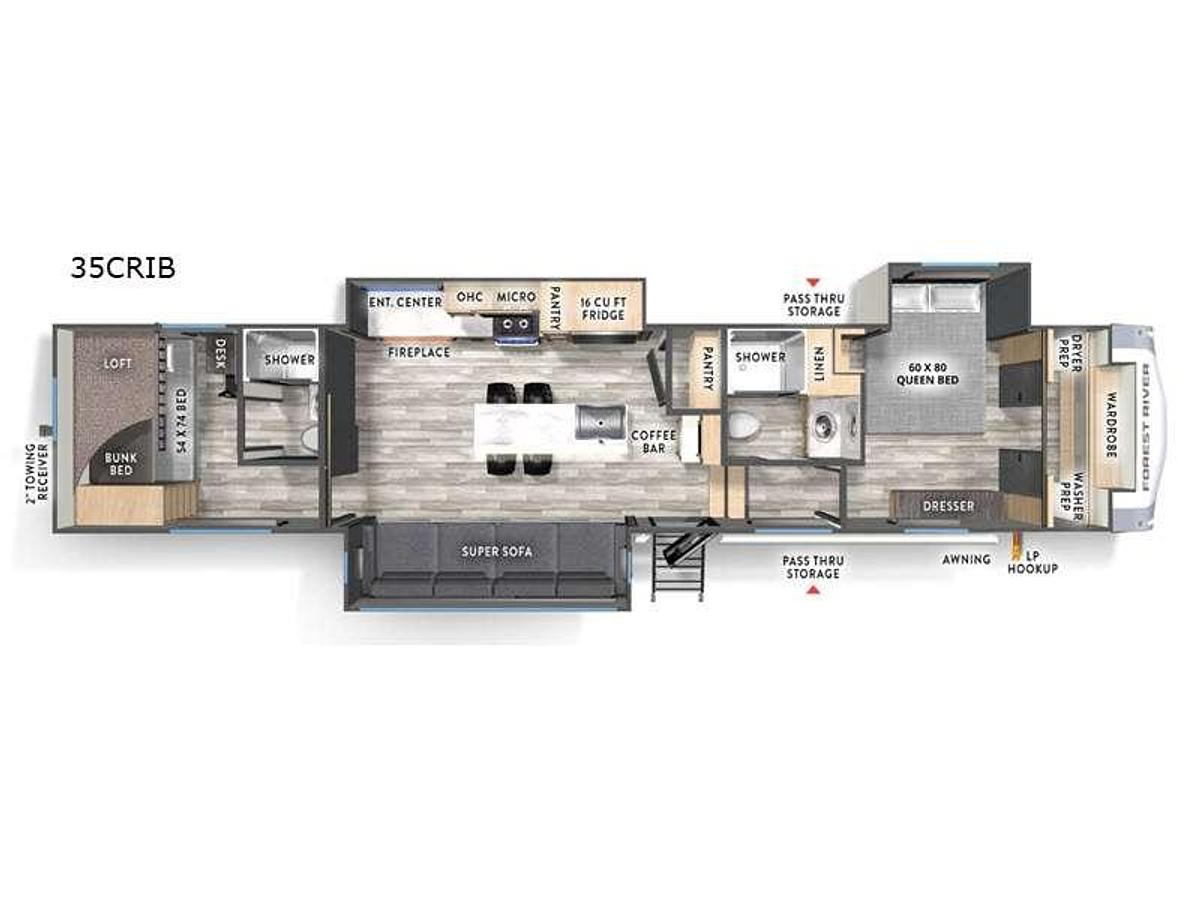 New 2026 Forest River RV Wildcat 35CRIB