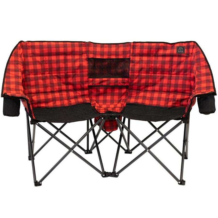 Kozy Bear Double Chair Red/black