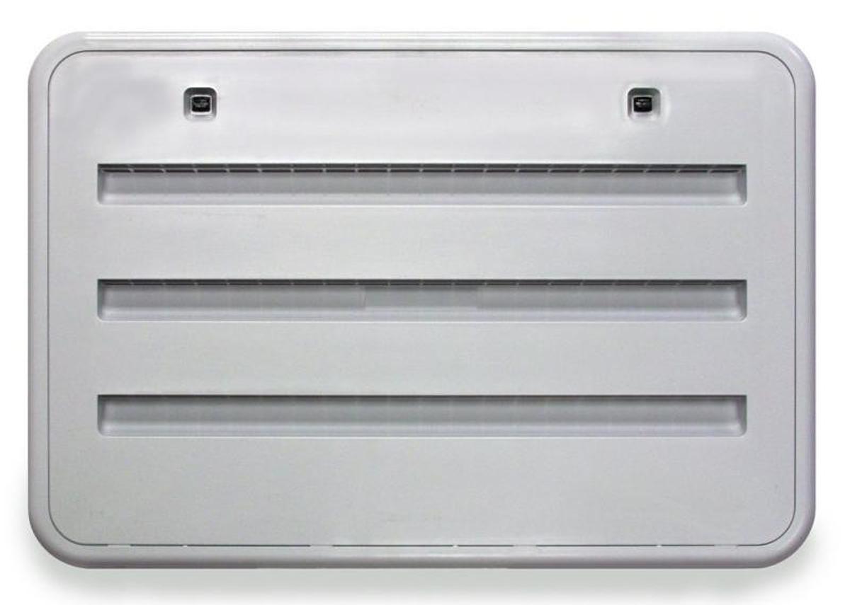 Side Door Vent - Bright White Polypropylene Assembly