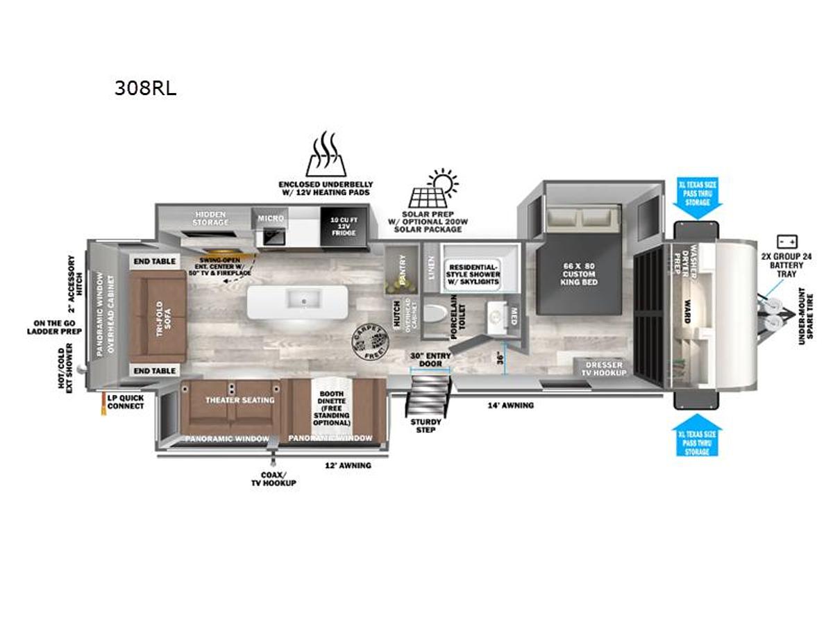 New 2026 Forest River RV Salem Hemisphere 308RL