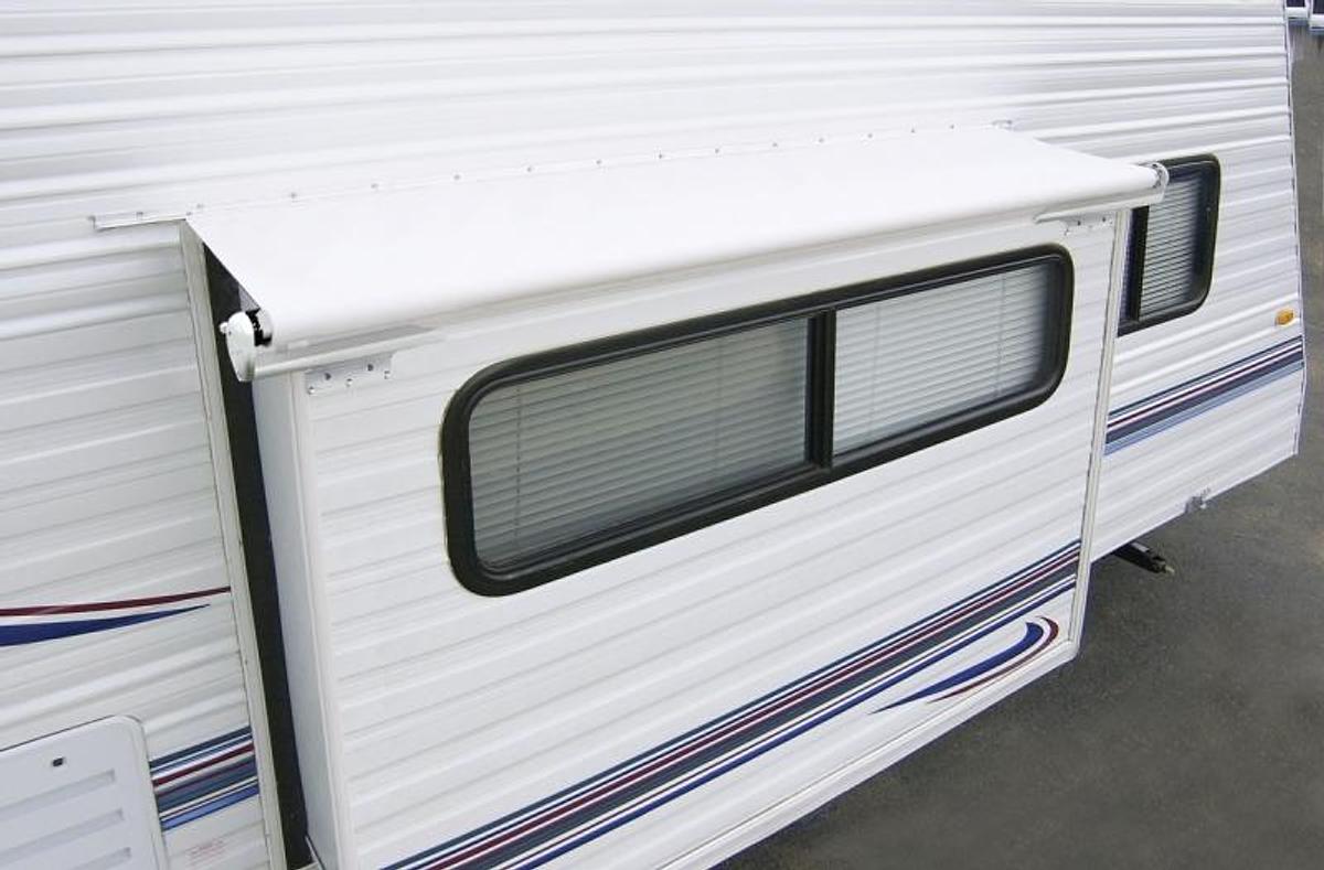 Slideout Cover Awning 58" -65.9" Roof Range White Vinyl