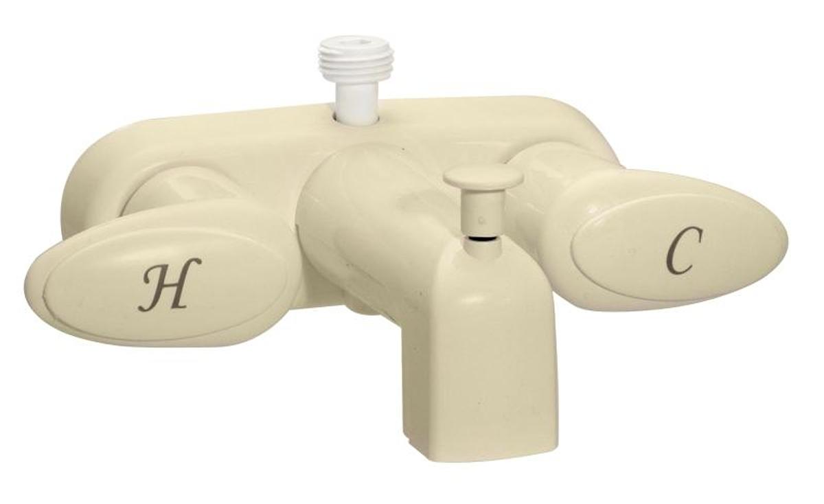 Faucet - Tub/shower 4" Biscuit