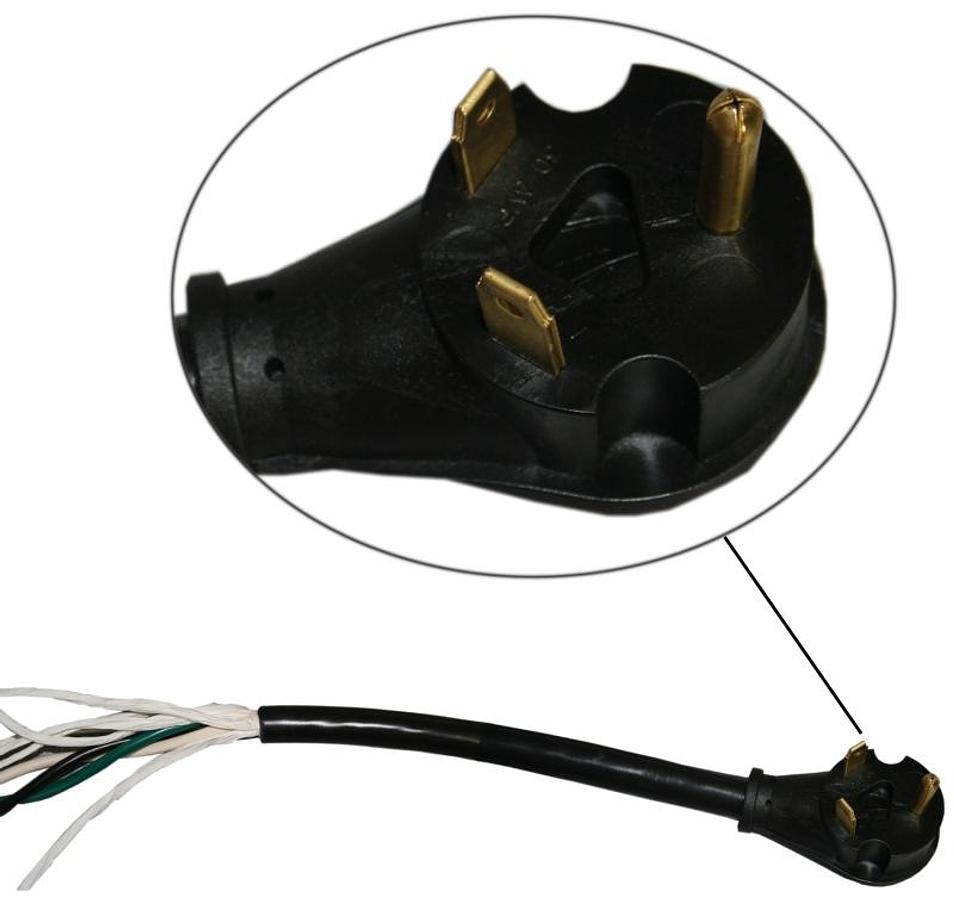 Pigtail Male 10/3-18" 30a