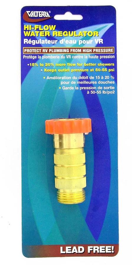 Hi-flow Water Regulator Lead Free Carded