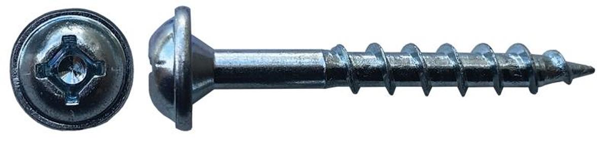 500 Pack - 8 X 2 Round Washer 2/3 Deep Thread Zinc