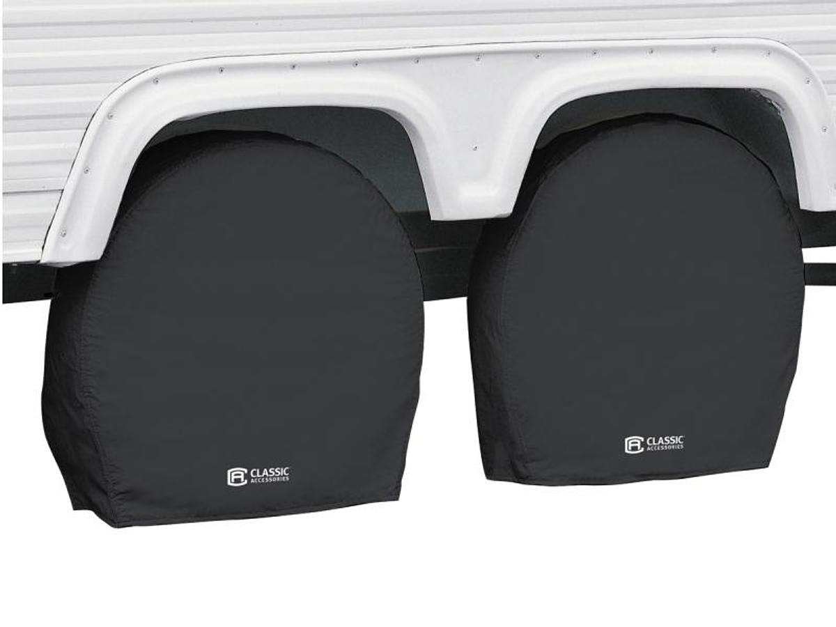 Wheel Cover - 27"-30" Wheel Diameter, 8.75" Tire Width - Black