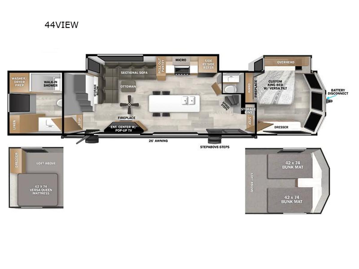 New 2025 Forest River RV Salem Grand Villa 44VIEW