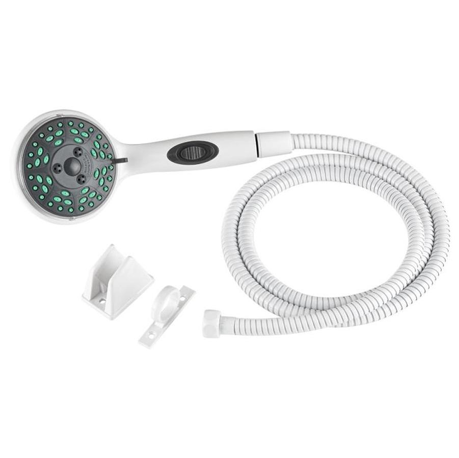 Premium Rv Hand Held Shower Wand & Hose Kit - White
