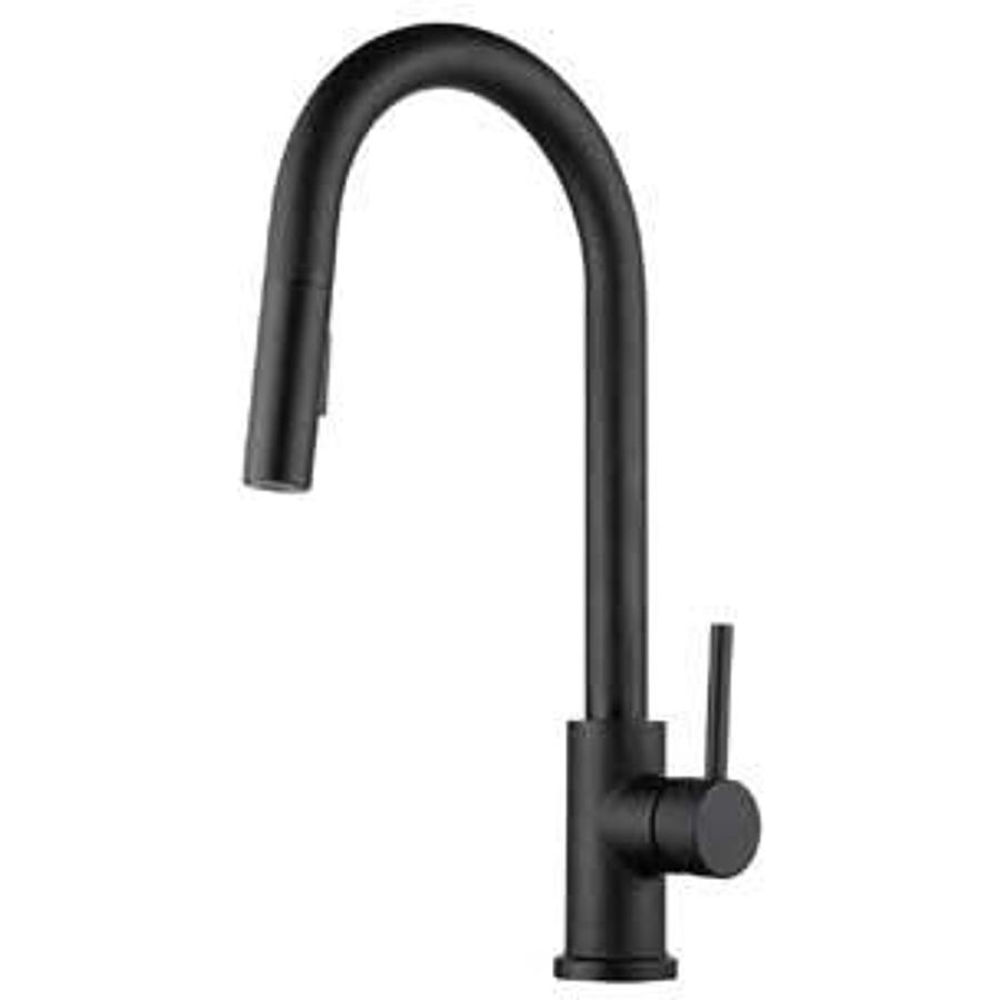 Kitchen Faucet Streamline Pull Down Matte Black