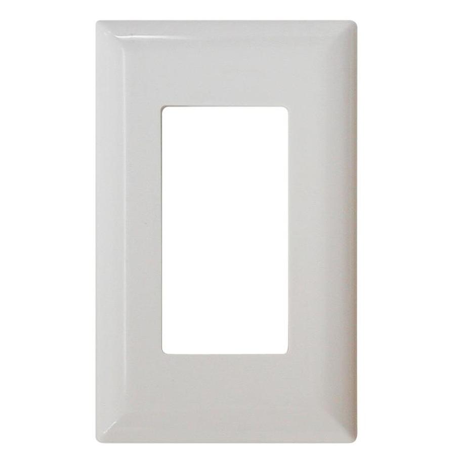 Speed Box Receptacle Cover - Square - White