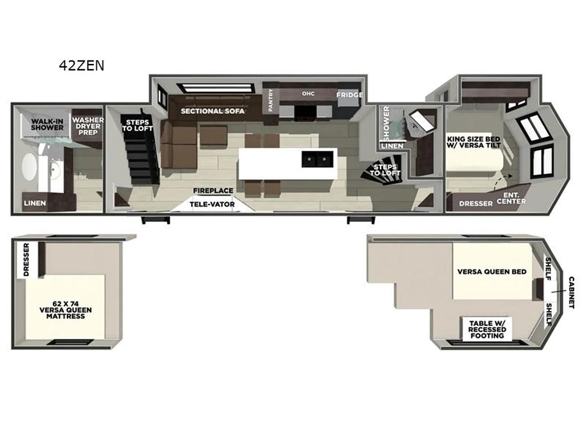 New 2026 Forest River RV Salem Grand Villa 42ZEN