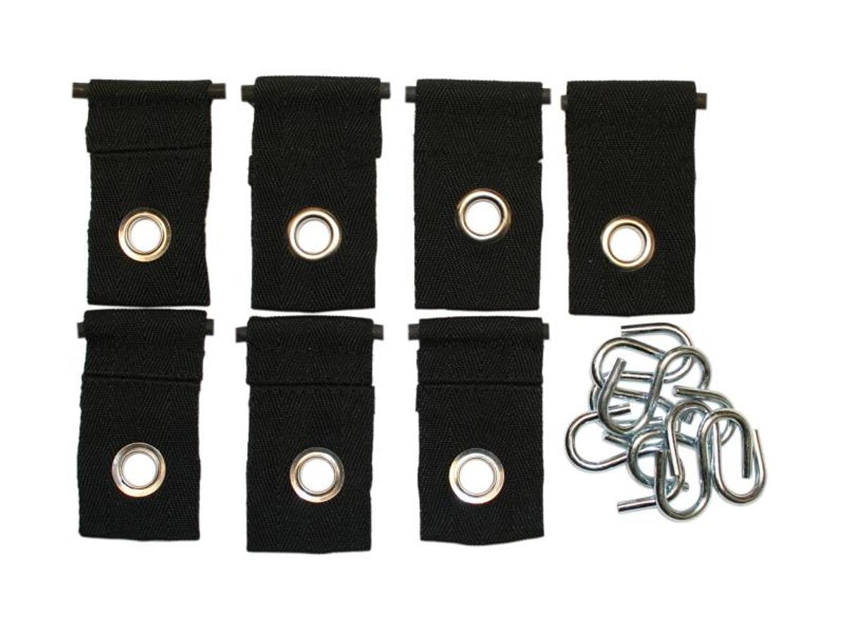 Fabric Awning Tabs And Hooks - 7/pk