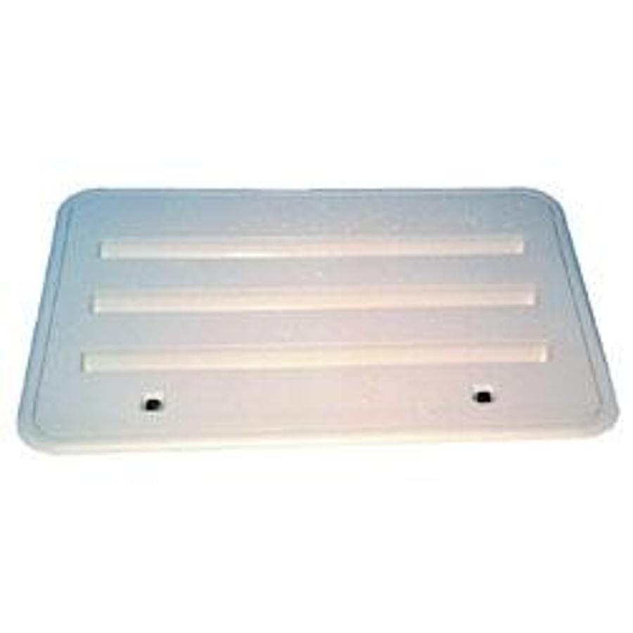 Side Door Vent - Polar White Polypropylene Assembly