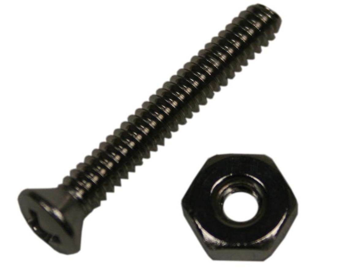 Screw Phillips Oval Head Machine 8-32 X 1" Stainless Steel - 6/pk