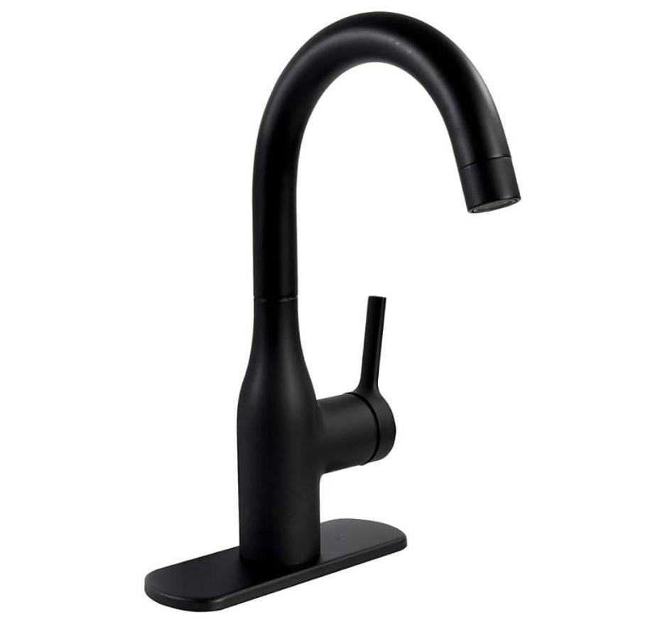 Single Handle Bar/lavatory Faucet - Black