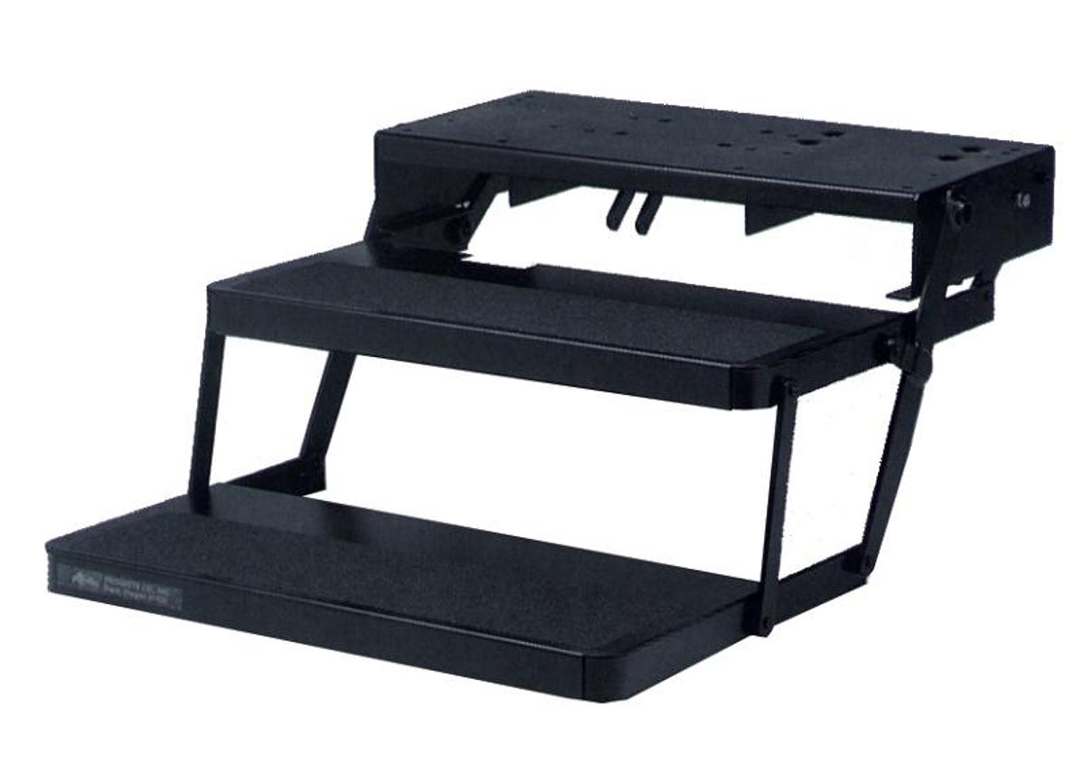 Electric Step Double - 40 Series - 24 Inch Tread - W/ Motor, Control Unit And Switch