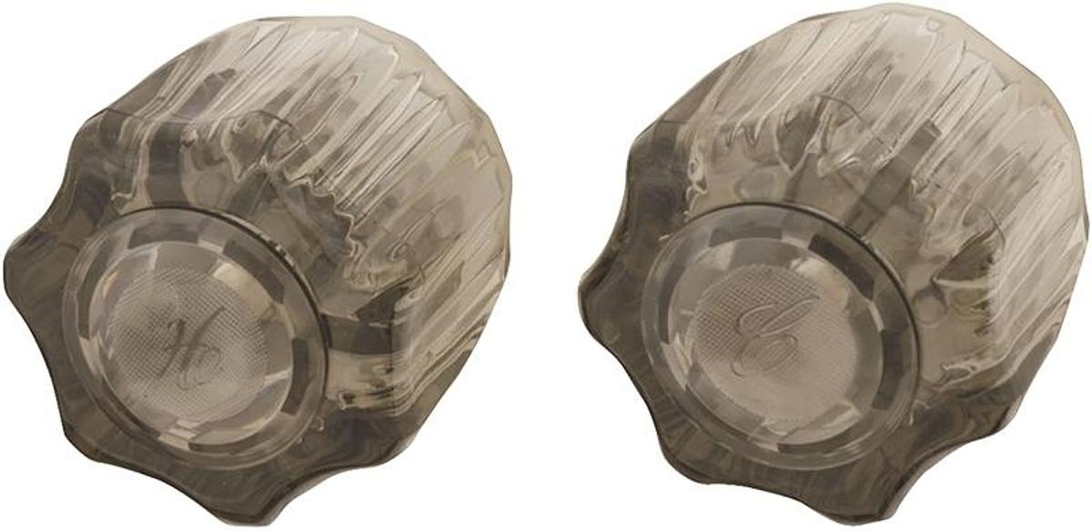 Smoke Acrylic Handles - Pair