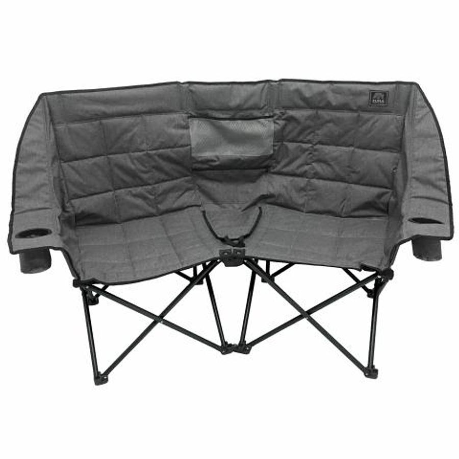 Kozy Bear Double Chair Heather Grey