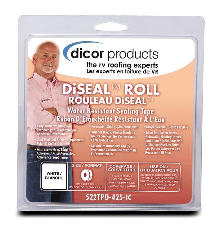Dicor Diseal Sealing Tape 4" X 25' - White