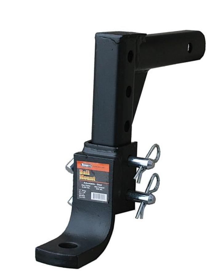 Adjustable Ball Mount 4-position-11" Drop 9 1/4" Rise