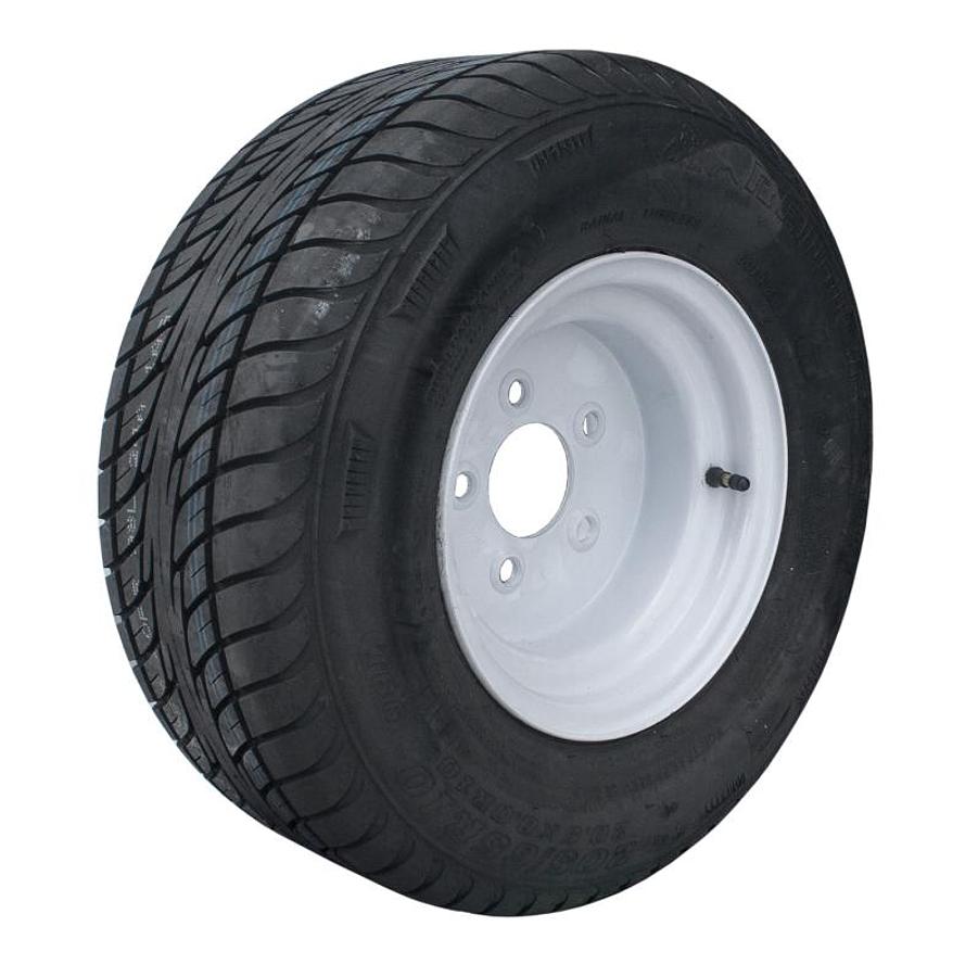 Tire And Wheel 205x65rx10 Lre 5 Hole White Painted Rainier