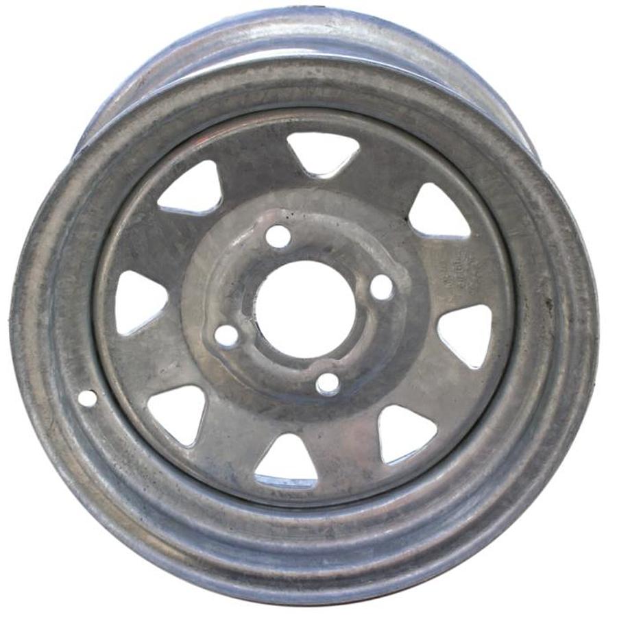 Wheel Galvanized Spoke; 12 Inch 4 Hole