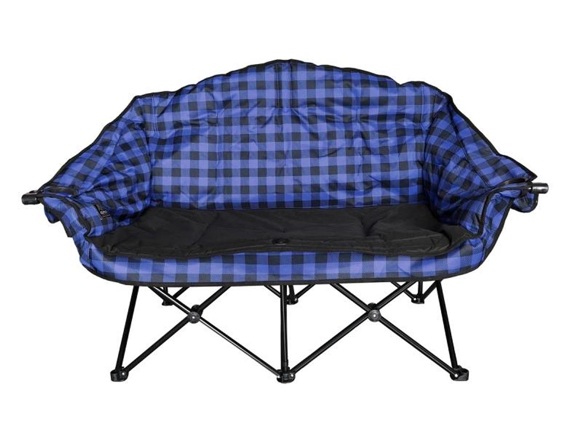 Kuma Bear Buddy Chair Blue Plaid
