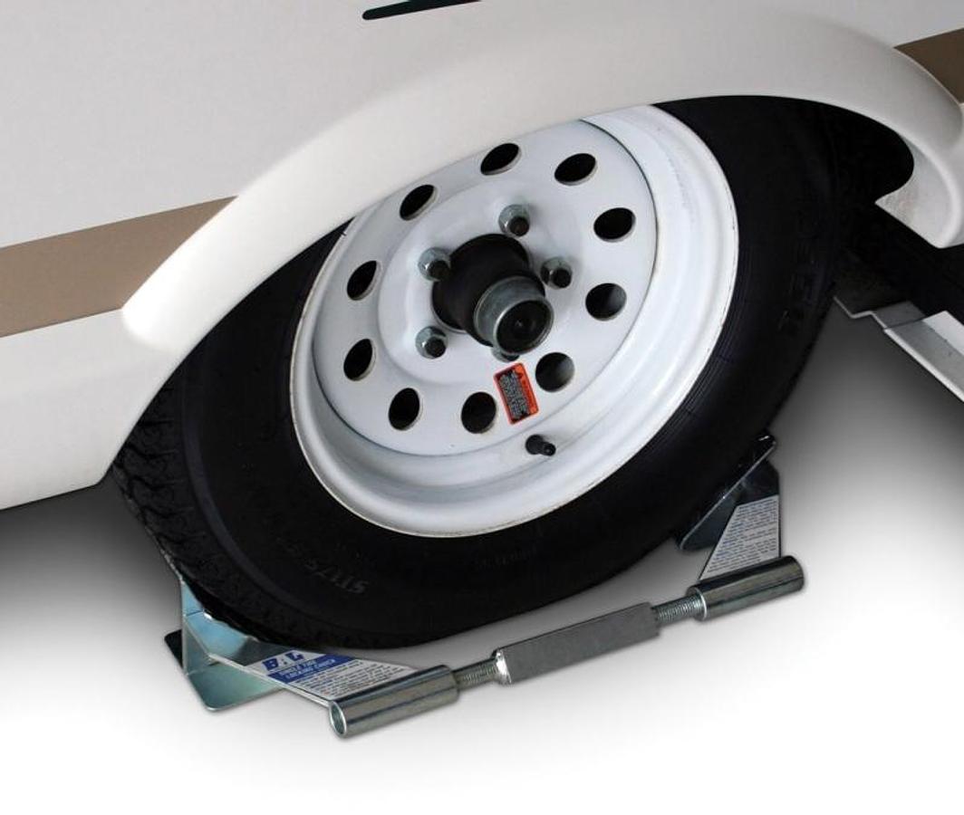 Chock Single Axle Tire Locking