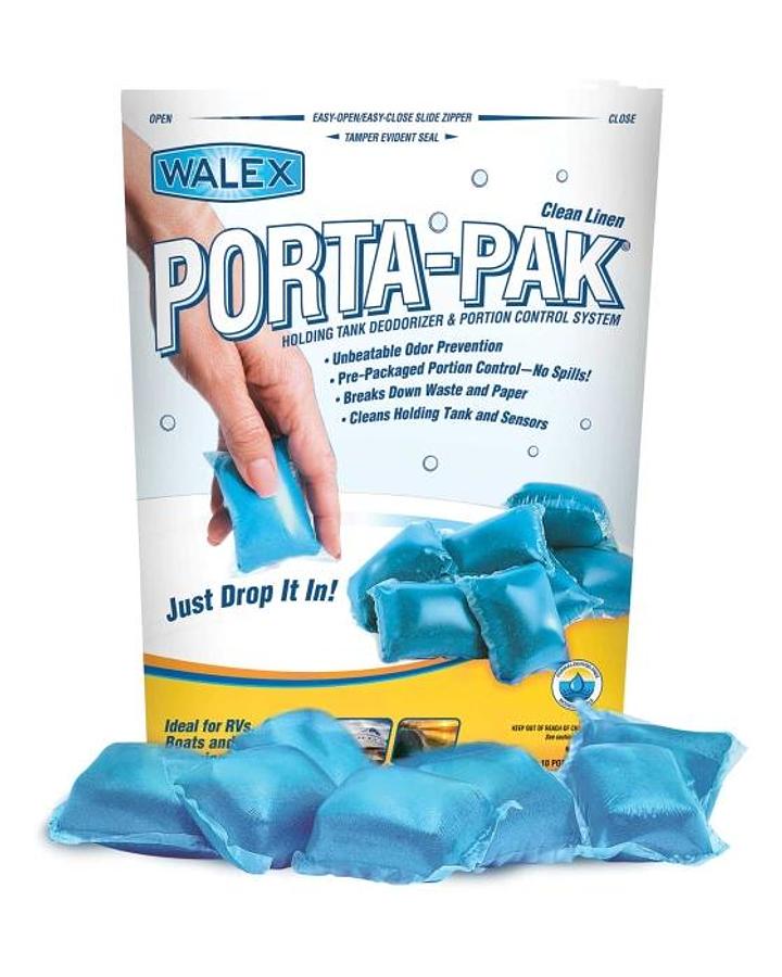 Porta-pak Holding Tank Deodorizer - Clean Linen 10/bag