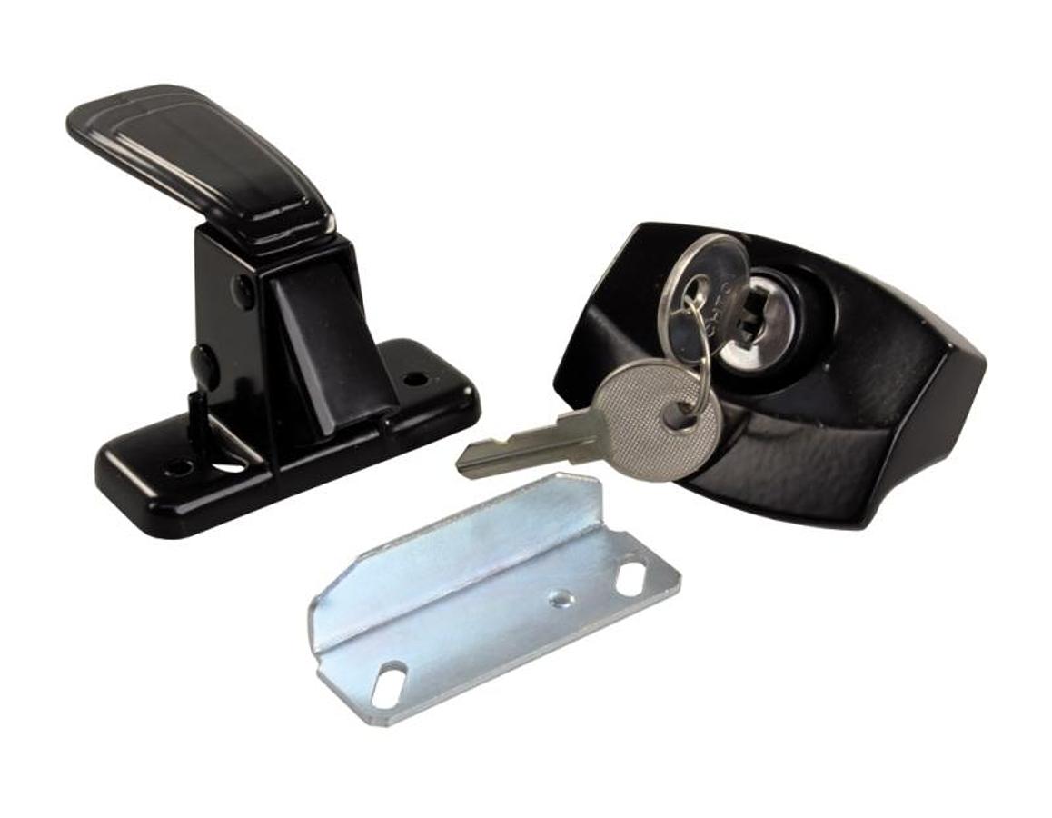 Camper Door Latch - Black