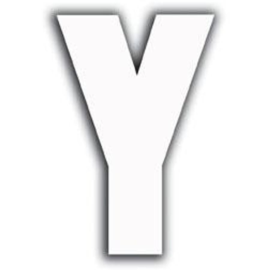 White Letter - Y