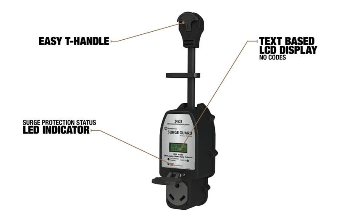 30 Amp Portable Surge Protector - Wireless