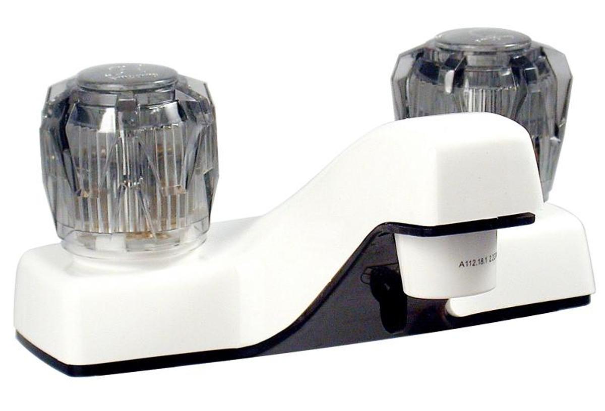 Faucet - Lavatory 4" White