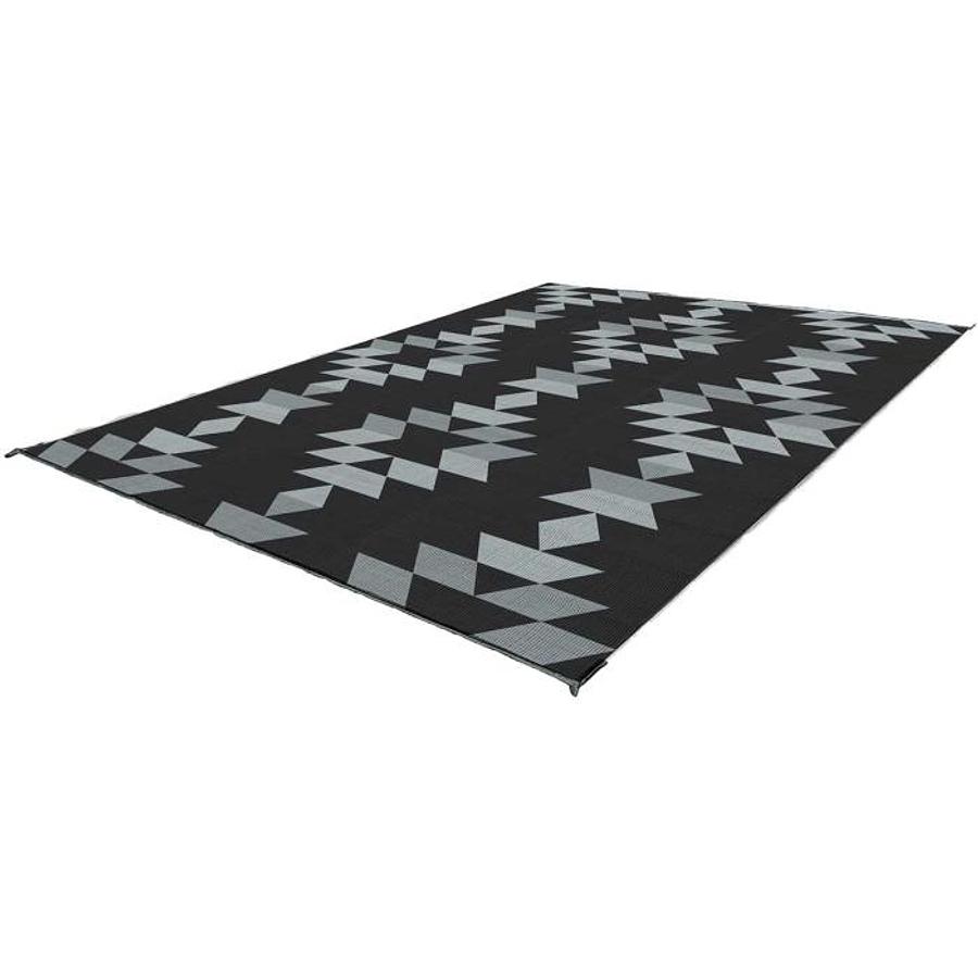 Monterrey Boho Outdoor Mat 9' X 9' Black/grey